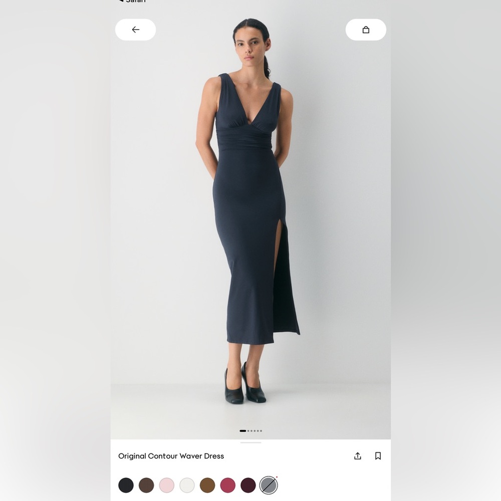 Aritzia Waver Dress in Navy